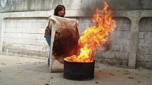 Fire Blankets Testing