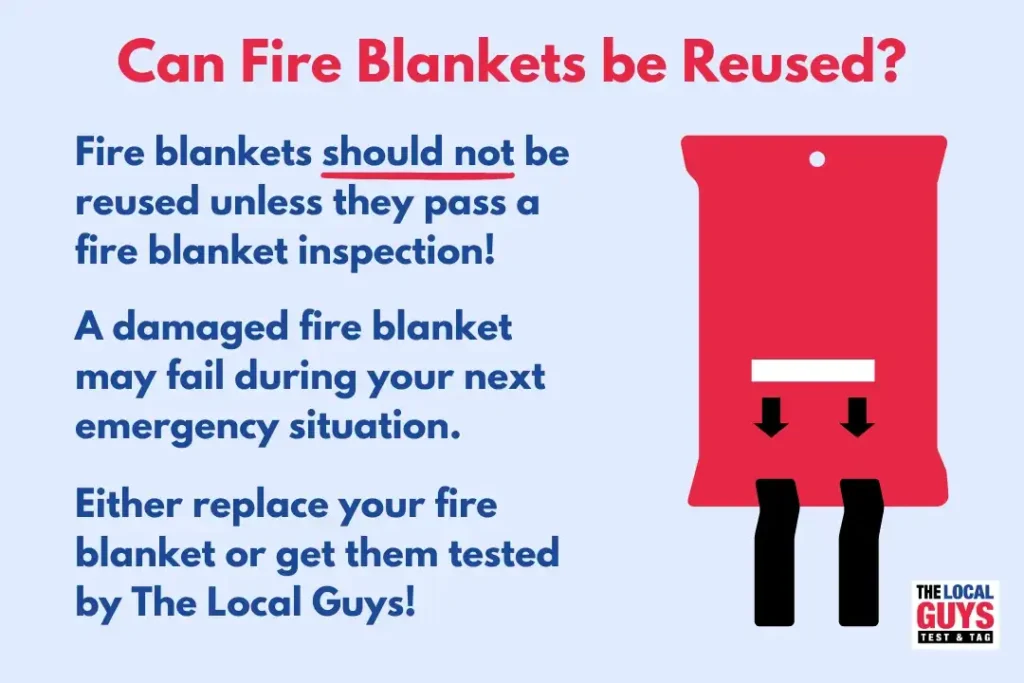 Can Fire blankets be reused