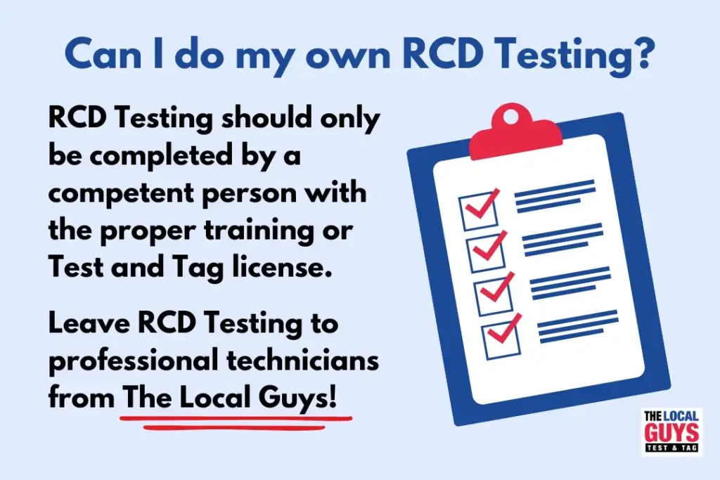 Can I do my own RCD Testing