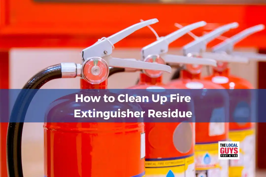 How to Clean Up Fire Extinguisher Residue